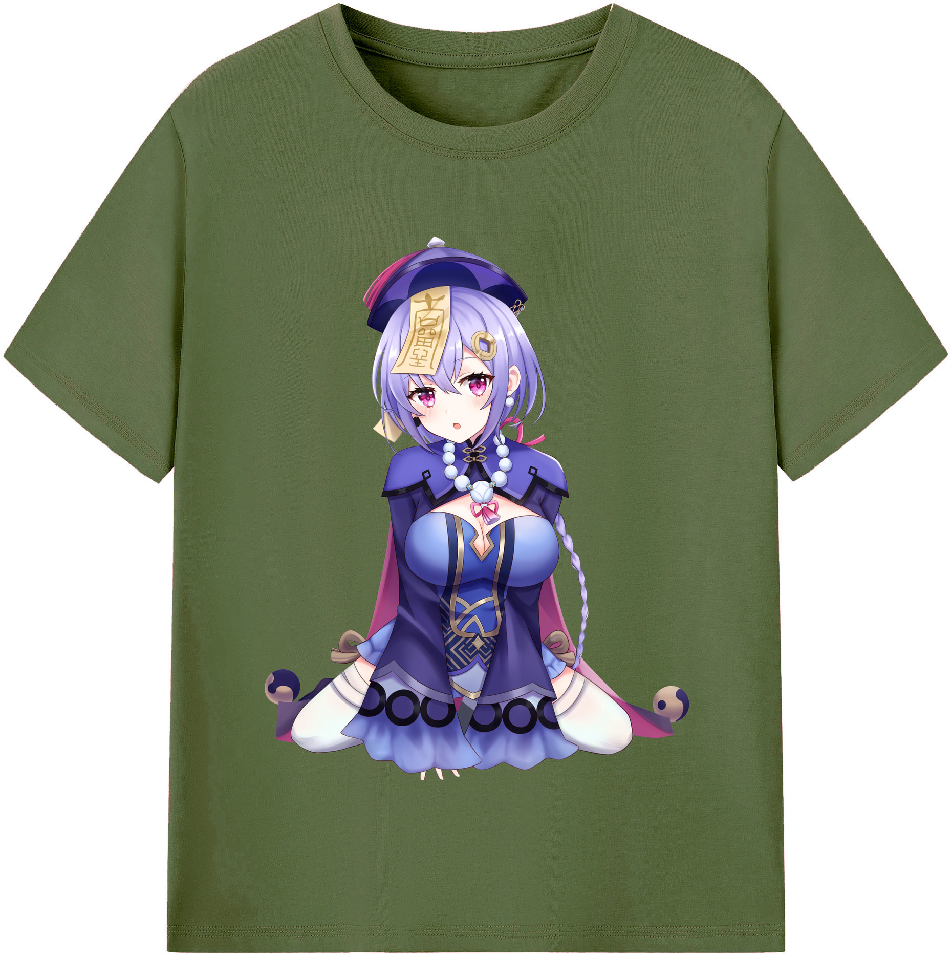 げんし神 七七 なな  genshin Nana 綿100％半袖Tシャツ（フロントプリント）